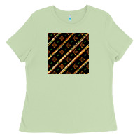 Matcha african floral seamless pattern Ladies Tee - BundleAndBundleShop