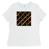 White african floral seamless pattern Ladies Tee - BundleAndBundleShop