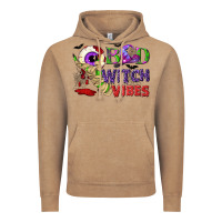 Vintage Coffee Bad witch vibes Vintage Hoodie - NancyCooperArtShop
