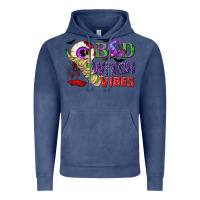 Vintage Denim Bad witch vibes Vintage Hoodie - NancyCooperArtShop