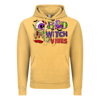 Vintage Mustard Bad witch vibes Vintage Hoodie - NancyCooperArtShop