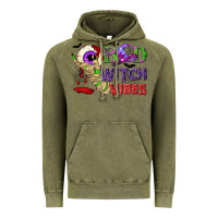 Bad Witch Vibes Vintage Hoodie | Teevron