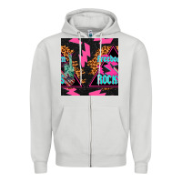 Dove Grey freedom rocks seamless pattern Zipper Hoodie - BundleAndBundleShop