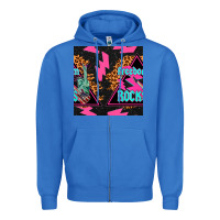 True Royal freedom rocks seamless pattern Zipper Hoodie - BundleAndBundleShop