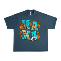 Midnight Navy Fall Mama Urban Heavy Tee - texasbilliewilder