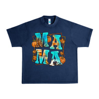 Navy Fall Mama Urban Heavy Tee - texasbilliewilder