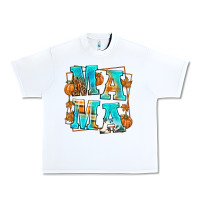 White Fall Mama Urban Heavy Tee - texasbilliewilder