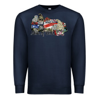 Navy mom of both Premium Sweatshirt - SublimationCraftShop