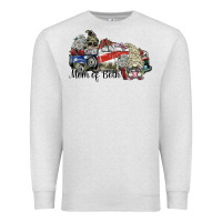 Oatmeal Heather mom of both Premium Sweatshirt - SublimationCraftShop