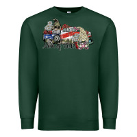 Sports Green mom of both Premium Sweatshirt - SublimationCraftShop