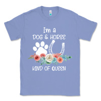 Colony Blue Im A Dog And Horse Kind Of Queen Classic Tee - Bettercallsaul