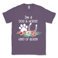 Lavender Im A Dog And Horse Kind Of Queen Classic Tee - Bettercallsaul