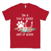 Red Im A Dog And Horse Kind Of Queen Classic Tee - Bettercallsaul