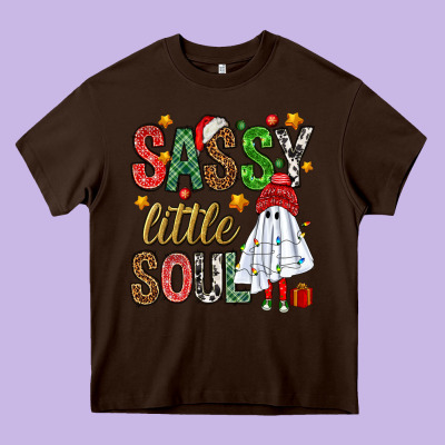 Sassy Litte Soul Heavy Core Tee Designed By Nancycooperartshop