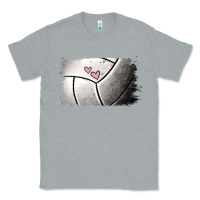Heather Grey volleyball brushstroke Classic Tee - RanaPortraitStore