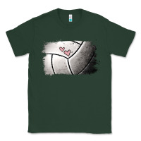 Sports Green volleyball brushstroke Classic Tee - RanaPortraitStore
