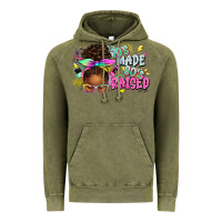 Vintage Olive 70's made 80's raised afro messy bun Vintage Hoodie - texasbilliewilder