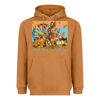 Meerkat fall rabbit  mousepad Heavyweight Hoodie - LillyAllenDesigns