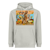 Moon Dust fall rabbit  mousepad Heavyweight Hoodie - LillyAllenDesigns