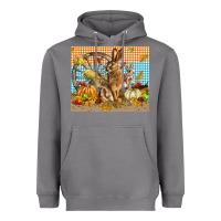 Storm fall rabbit  mousepad Heavyweight Hoodie - LillyAllenDesigns