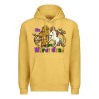 Antique Gold my first mardi gras unicorn Premium Hoodie - FaDigitalArtStudio