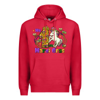 Cardinal my first mardi gras unicorn Premium Hoodie - FaDigitalArtStudio