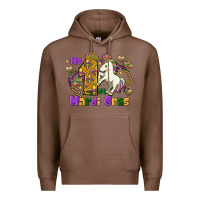 Chestnut my first mardi gras unicorn Premium Hoodie - FaDigitalArtStudio