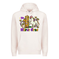 Pale Pink my first mardi gras unicorn Premium Hoodie - FaDigitalArtStudio