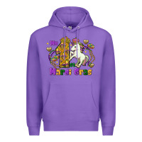Purple my first mardi gras unicorn Premium Hoodie - FaDigitalArtStudio