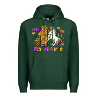 Sports Green my first mardi gras unicorn Premium Hoodie - FaDigitalArtStudio