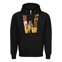 Black farm life alphabet lowercase letters w Zipper Hoodie - BundleAndBundleShop