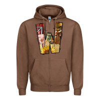 Chestnut farm life alphabet lowercase letters w Zipper Hoodie - BundleAndBundleShop