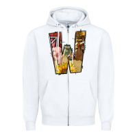 White farm life alphabet lowercase letters w Zipper Hoodie - BundleAndBundleShop