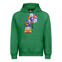 Emerald patriotic gnome balloon Urban Hoodie - BarkalooDesign