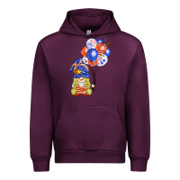 Mauve Wine patriotic gnome balloon Urban Hoodie - BarkalooDesign
