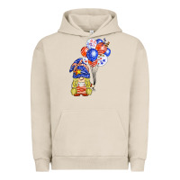 Pigment French Oak patriotic gnome balloon Urban Hoodie - BarkalooDesign