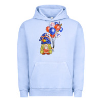 Pigment Grape Ice patriotic gnome balloon Urban Hoodie - BarkalooDesign