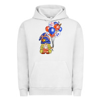 Pigment Lunar Rock patriotic gnome balloon Urban Hoodie - BarkalooDesign