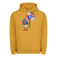 Pigment Peanut Butter patriotic gnome balloon Urban Hoodie - BarkalooDesign