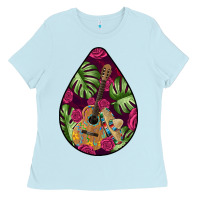 Baby Blue Hispanic Heritage Ladies Tee - BundleAndBundleShop