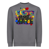 Storm straight against hate Heavyweight Sweatshirt - FaDigitalArtStudio