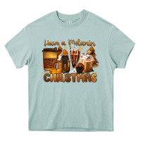 Arona have a melanin christmas coffee cups Heavy Core Tee - MaliasSmallBusiness