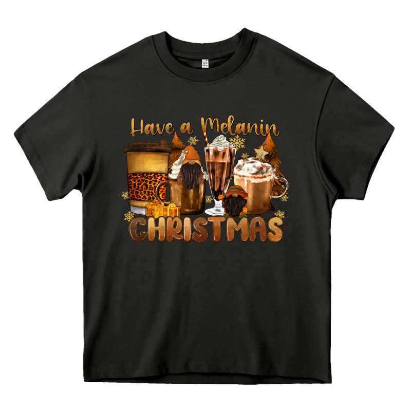 Have A Melanin Christmas Coffee Cups Heavy Core Tee by MaliasSmallBusiness | Teevron
