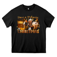 Black have a melanin christmas coffee cups Heavy Core Tee - MaliasSmallBusiness
