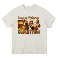 Cream have a melanin christmas coffee cups Heavy Core Tee - MaliasSmallBusiness