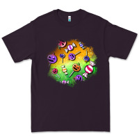 Plum halloween candy patches Premium Tee - BundleAndBundleShop