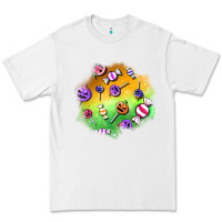White halloween candy patches Premium Tee - BundleAndBundleShop