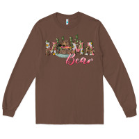 Chestnut mama bear with daisy Long Sleeve Tee - RanaPortraitStore