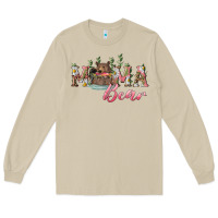 Mushroom mama bear with daisy Long Sleeve Tee - RanaPortraitStore