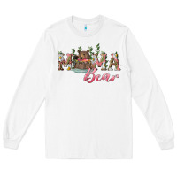 White mama bear with daisy Long Sleeve Tee - RanaPortraitStore
